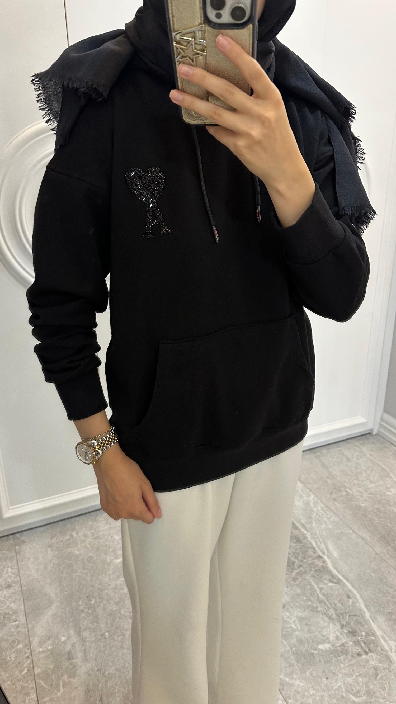 AMI SIYAH SWEAT - nuha collection