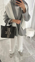 AMI SWEATSHIRT / PRADA TSHIRT / BLAZER CEKET / PALAZZO PANTOLON - nuha collection