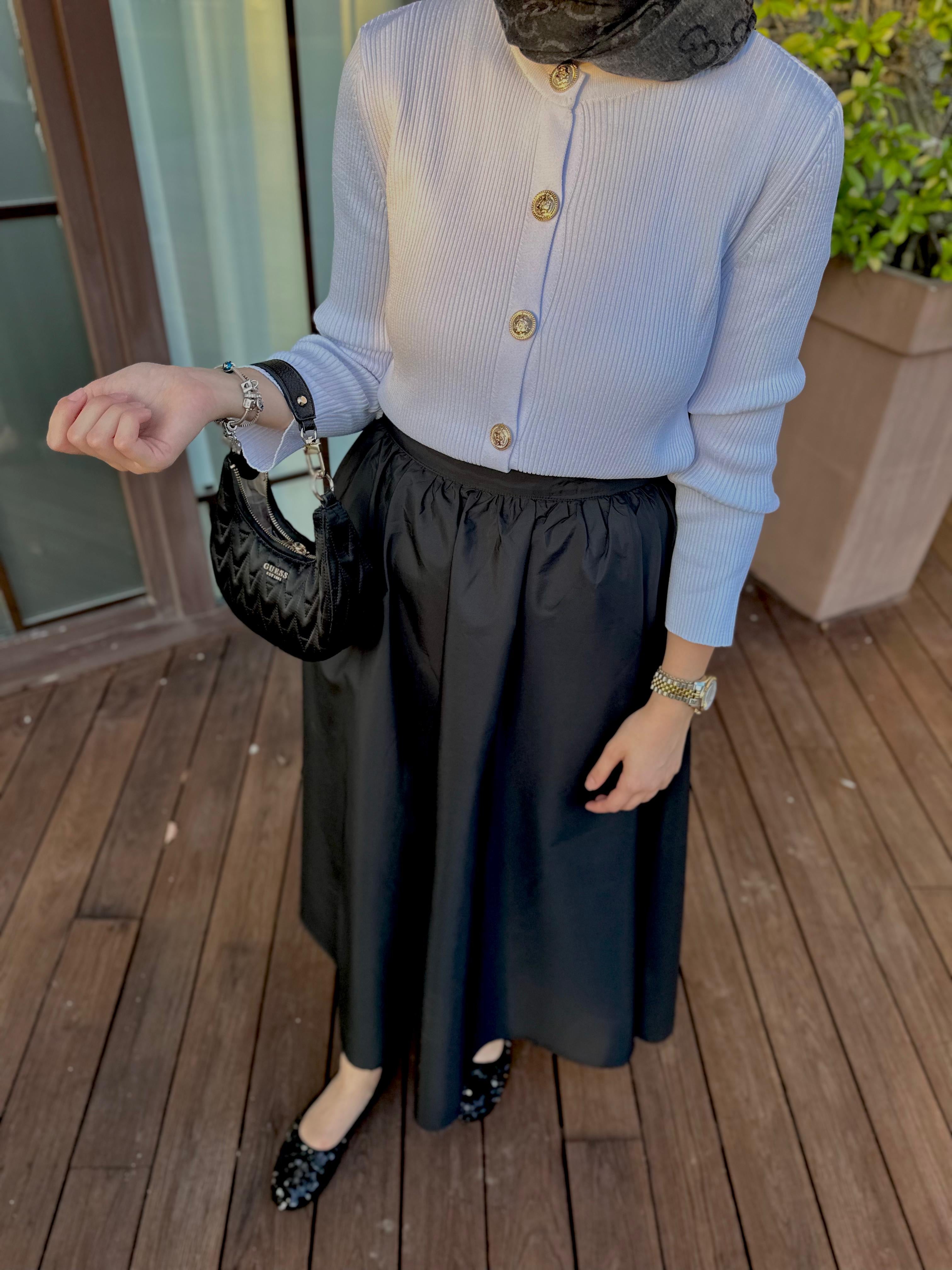 BEYAZ GOLD DUGMELI HIRKA - nuha collection