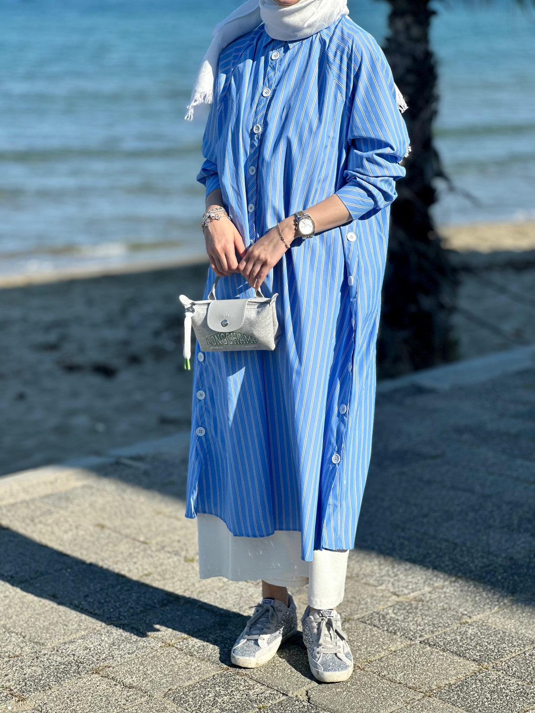 CIZGILI ELBISE - nuha collection