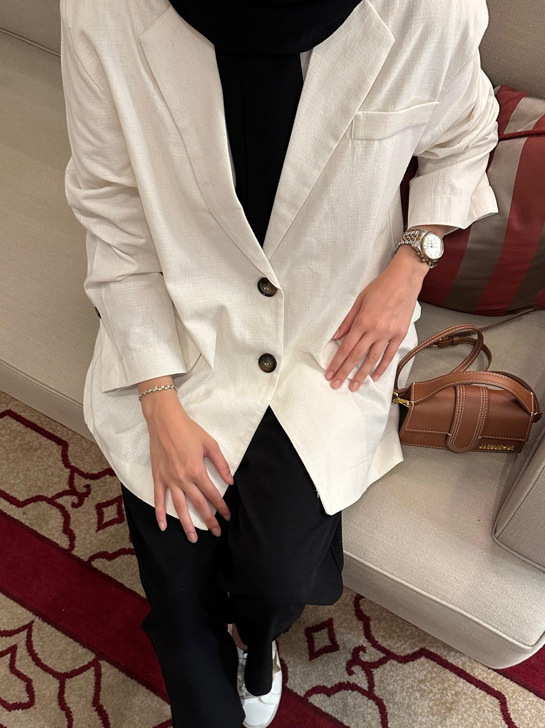 KETEN BLAZER CEKET - nuha collection