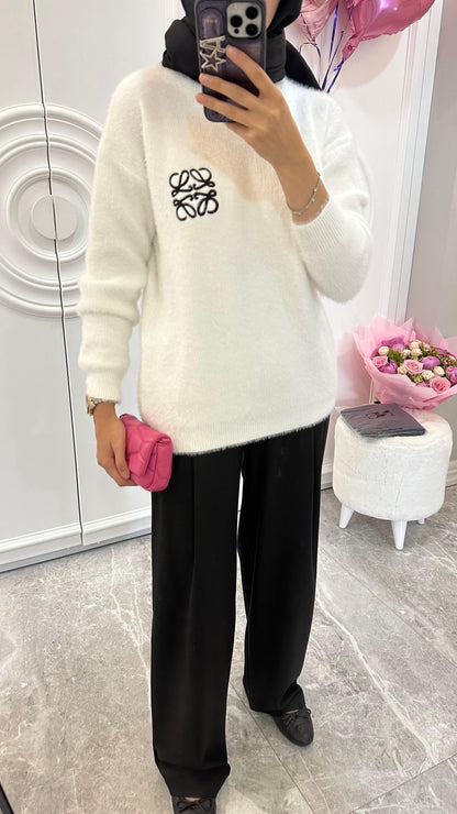 LOEWE ANGORA KAZAK / LOEWE PALAZZO PANTOLON - nuha collection