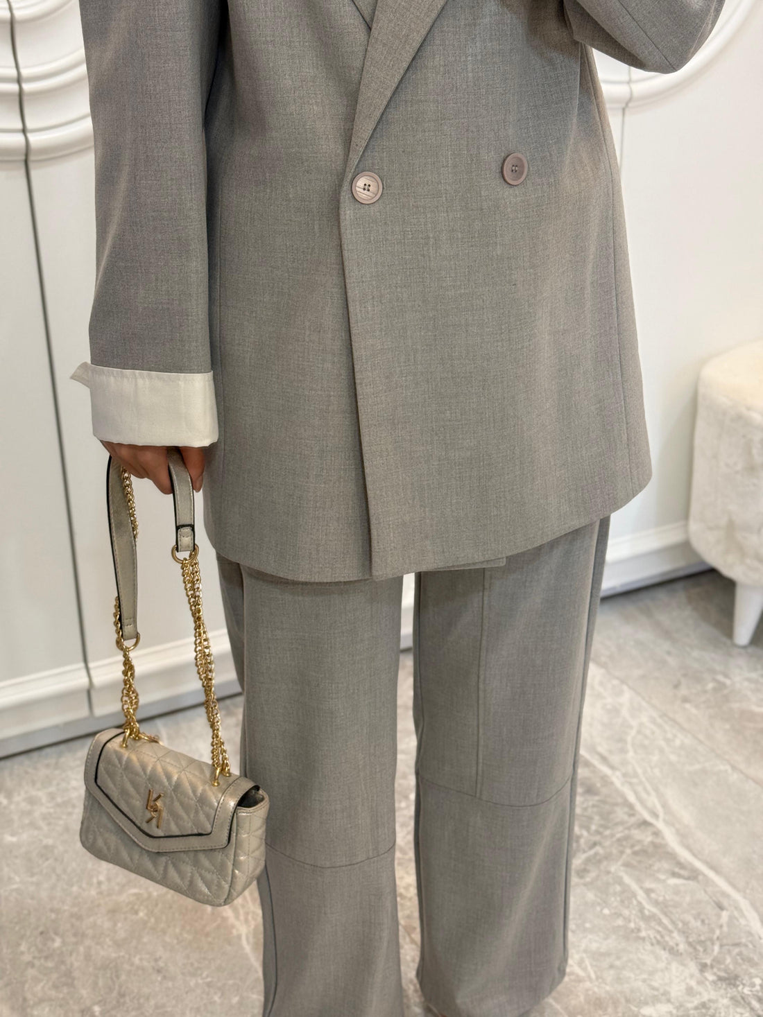 ACIK GRI GRABLEC TAKIM - nuha collection