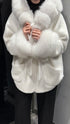 BEYAZ BLOOM KURK - nuha collection