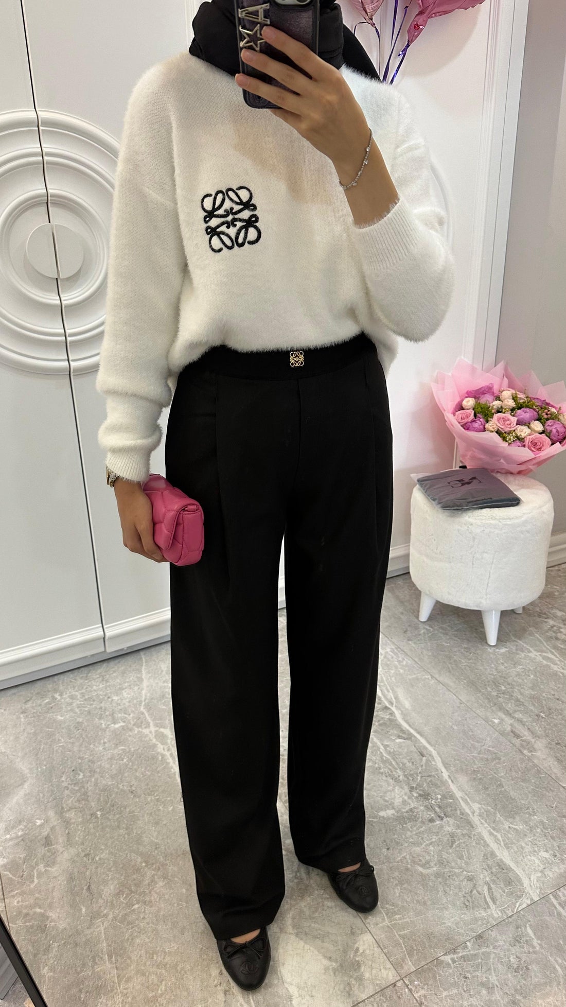 LOEWE ANGORA KAZAK / LOEWE PALAZZO PANTOLON - nuha collection