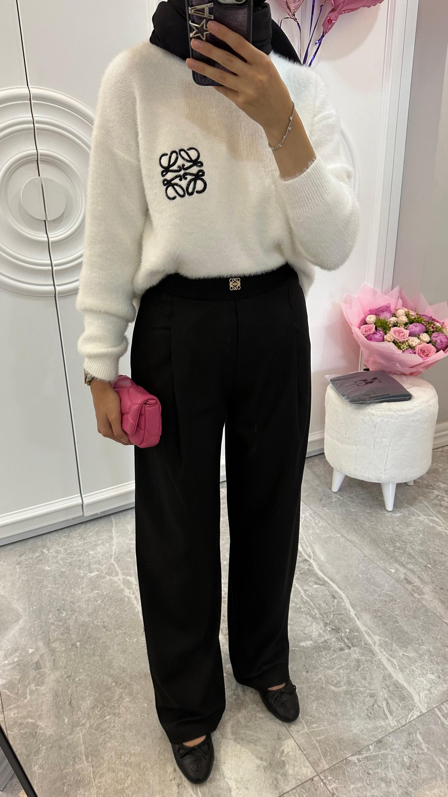 LOEWE ANGORA KAZAK / LOEWE PALAZZO PANTOLON - nuha collection