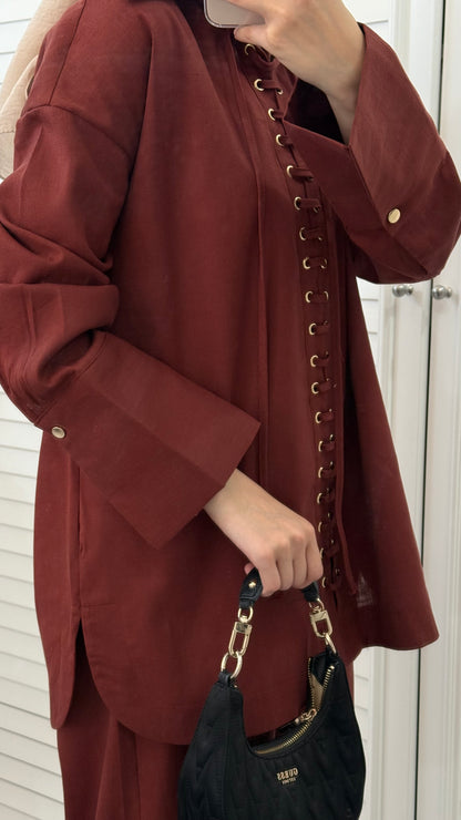 Tech İp Keten Takım