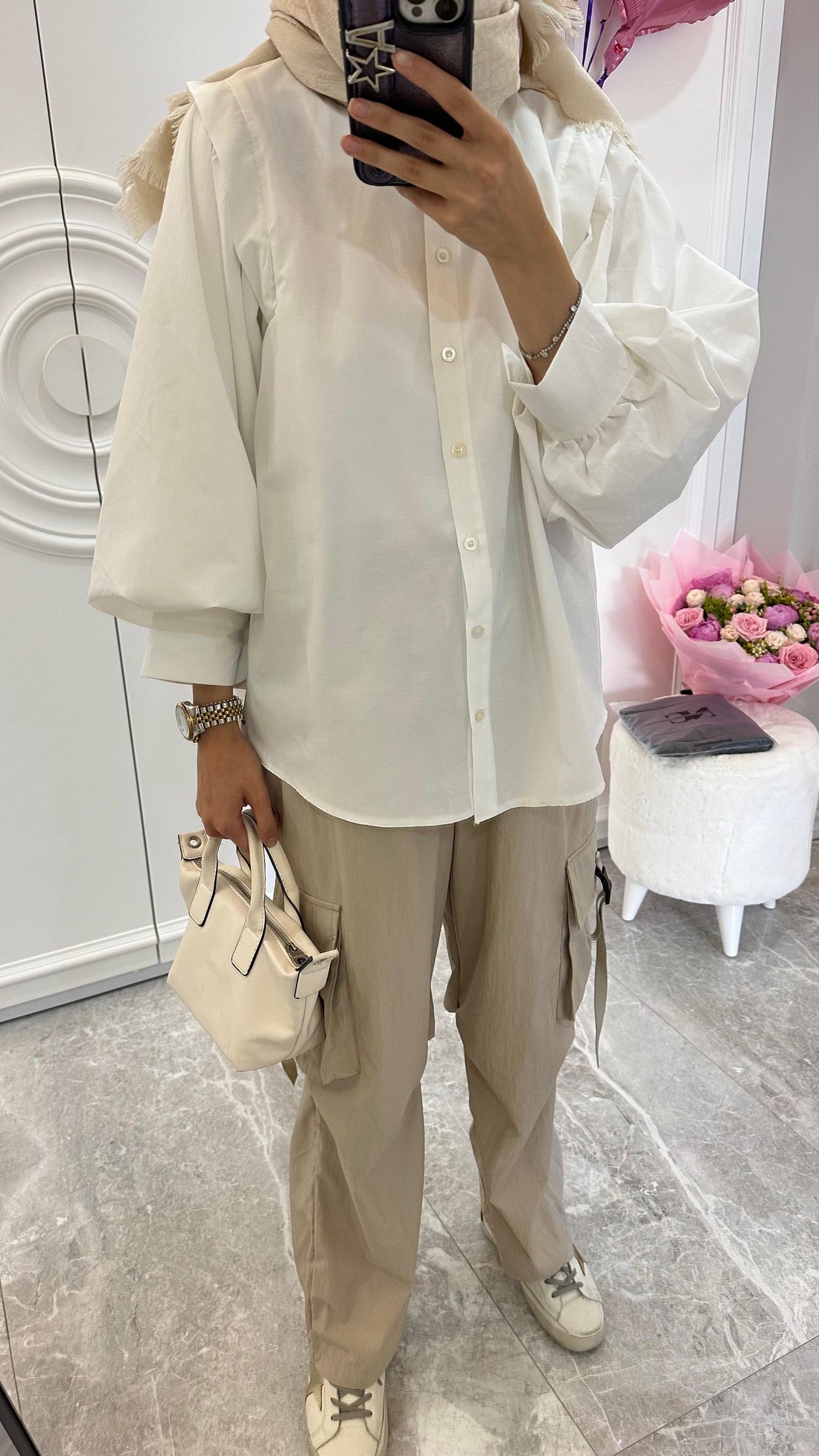 KOL DETAY GOMLEK - nuha collection