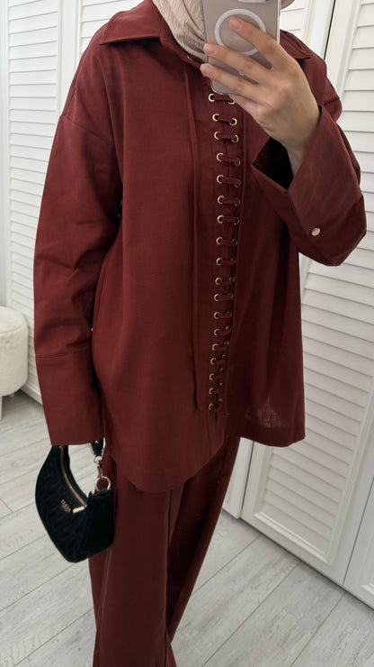 Tech İp Keten Takım