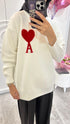 AMI BEYAZ KAZAK - nuha collection